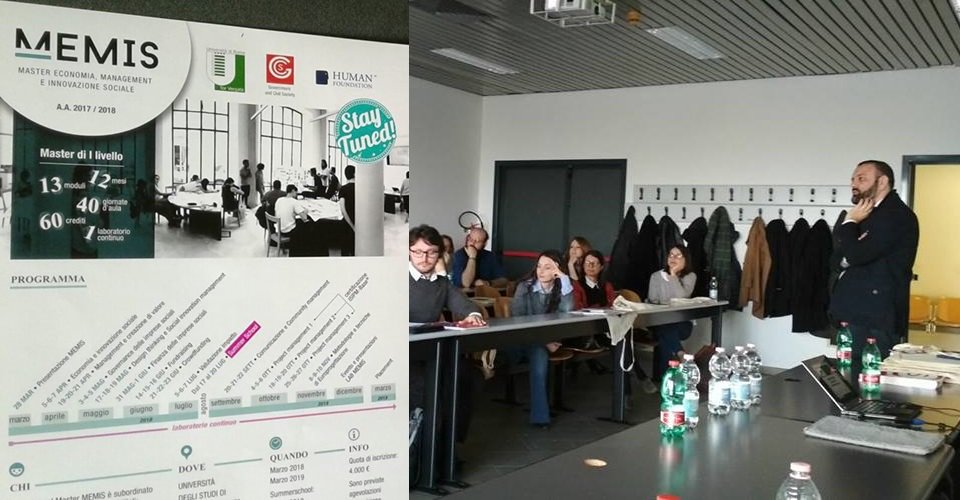 HUMANFdn's tweet photo. Inizia oggi a @unitorvergata a #Roma il #MasterMEMIS promosso insieme a @TorvergataGCS e @HUMANFdn. Nella presentazione odierna interverranno il Prof. Marco Meneguzzo, il prof. Luigi Corvo @corvogigi, Lavinia Pastore, Maurizio Ferraro, Luca Calisi, @fed_mento e @fra_hf Panunzi. https://t.co/DYKmarznB2