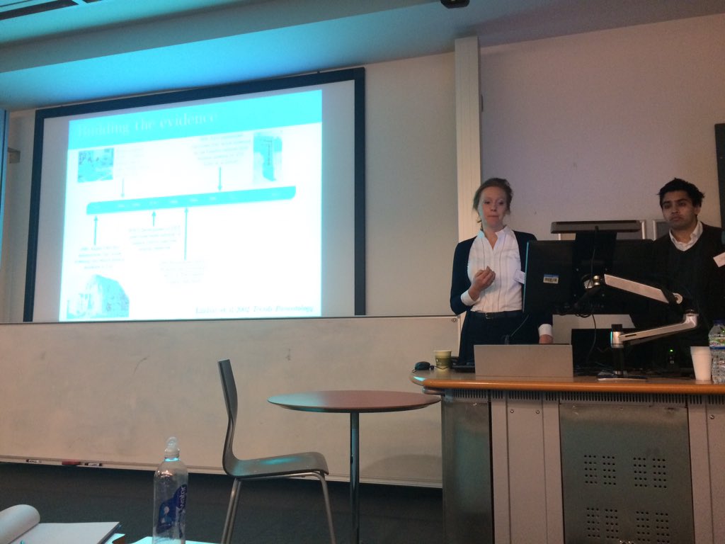 RSTMH's tweet photo. .@lucytusting, @bdi_oxford, "evidence is observational but consistency of data suggests housing is a promising #malaria intervention, more research needed." #buildoutvectors https://t.co/LxxWlMxumd