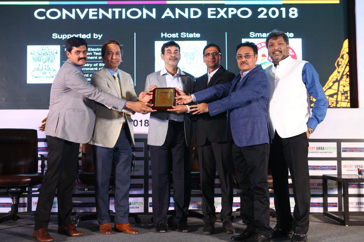 SmartCitiesIn's tweet photo. Introducing our #SmartU18 'Smart Project Awards' Winners! Congratulations!
@SuratSmartCity @VMCVadodara @bhopal_bscdcl #VijaywadaMC #TadipatriMC @DeloitteIndia @PratapPadode @jayesh_ranjan @TelanganaCMO @CMofKarnataka @BloombergQuint @htTweets https://t.co/2ytryPiEGR