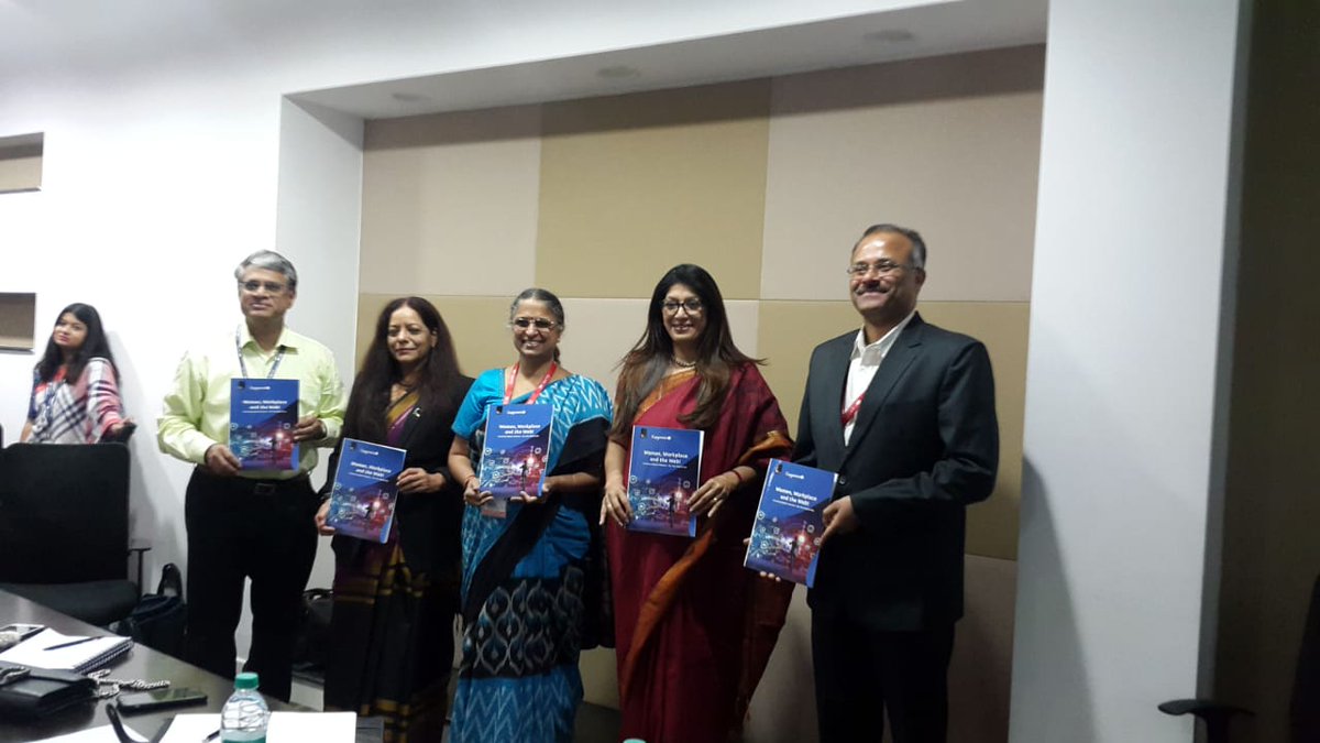 CapgeminiIndia's tweet photo. Presentation and release of WILL-Capgemini Report on “Women, Workplace &amp; The Web!” #GenderDiversity https://t.co/7fgATljIE5