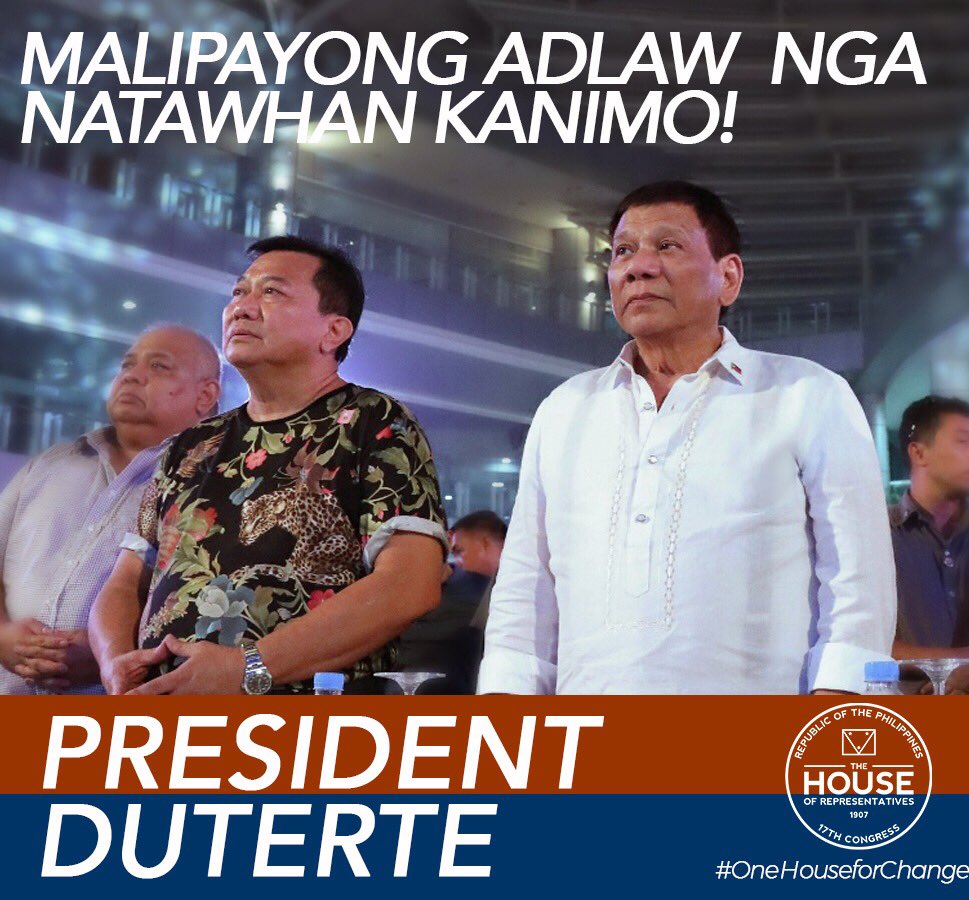 congalvarez's tweet photo. Maligayang Kaarawan sa ating Presidente Rodrigo Roa Duterte! 👊🏼
Maraming salamat sa iyong walang sawang pagtulong at malasakit sa bayan!
#DU30
#PRRD
#PDPLaban
#OneHouseForChange https://t.co/z3ZywmAL8K