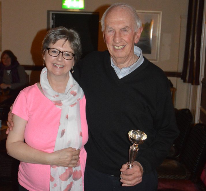 S_Story_Club's tweet photo. Extra chairs needed at our club!
The theme was Wonderful Women &amp; the favourite telling of the night was from Mark - seen here receiving his solid silver trophy from our very own Sharon 
The next one is on 9th April and the topic is "Spring Has Sprung" - we would love to see you♥ https://t.co/T7NbOwrHbn