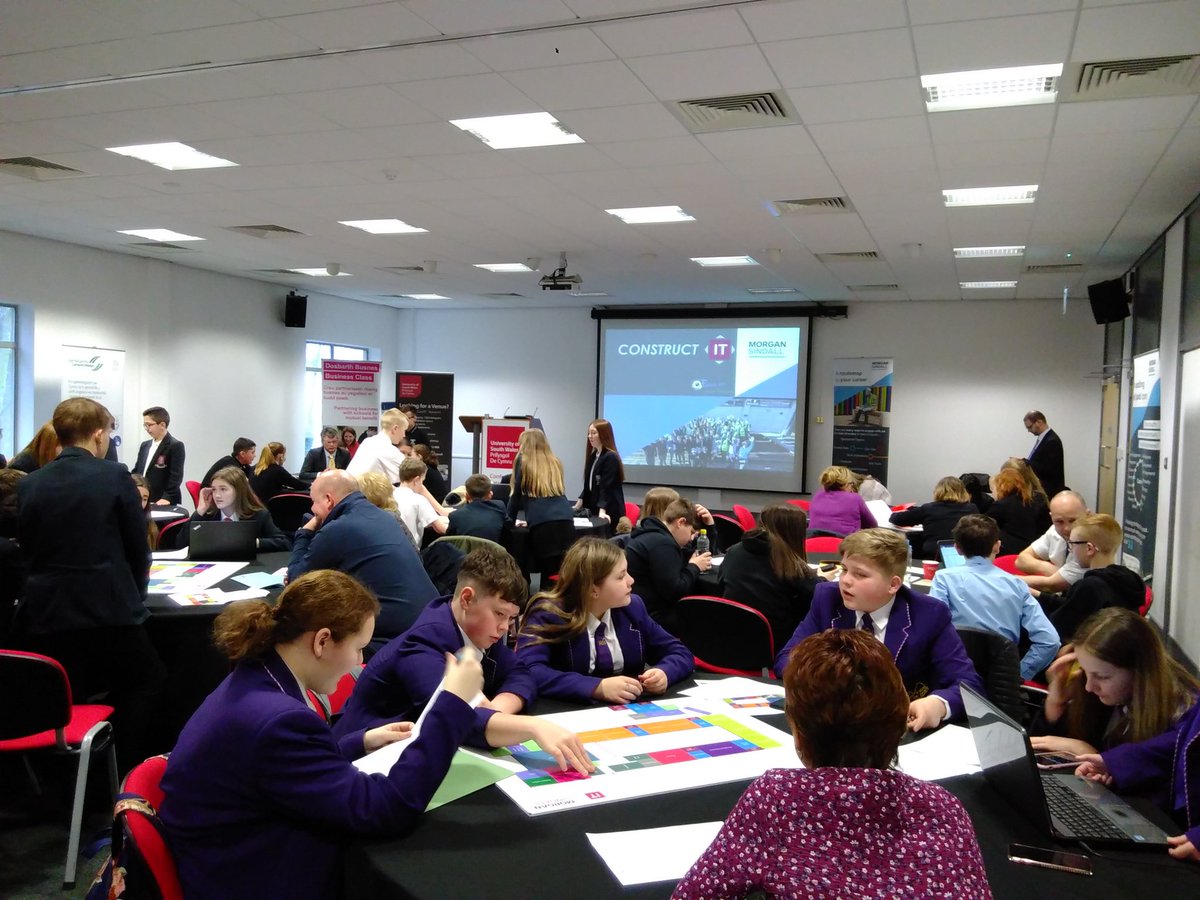 BecFalvey's tweet photo. We're underway! #ConstructIt @morgansindallci #BusinessClass @CareersWales @BITCCymru https://t.co/XjosPbm8lg