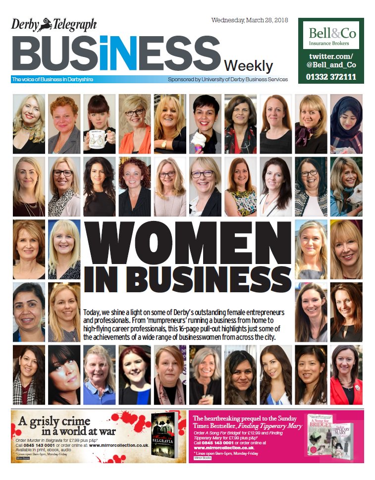 PaulWhyatt271's tweet photo. Check out today's @DerbyTelegraph for a 16-page Business Weekly celebrating just some of the city's outstanding businesswomen 👏👏 https://t.co/bwv2YW2uYw