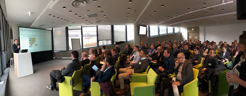 Salle comble pour notre #MSPday, dédié transformation de nos partenaires avec #Azure &amp; #Microsoft