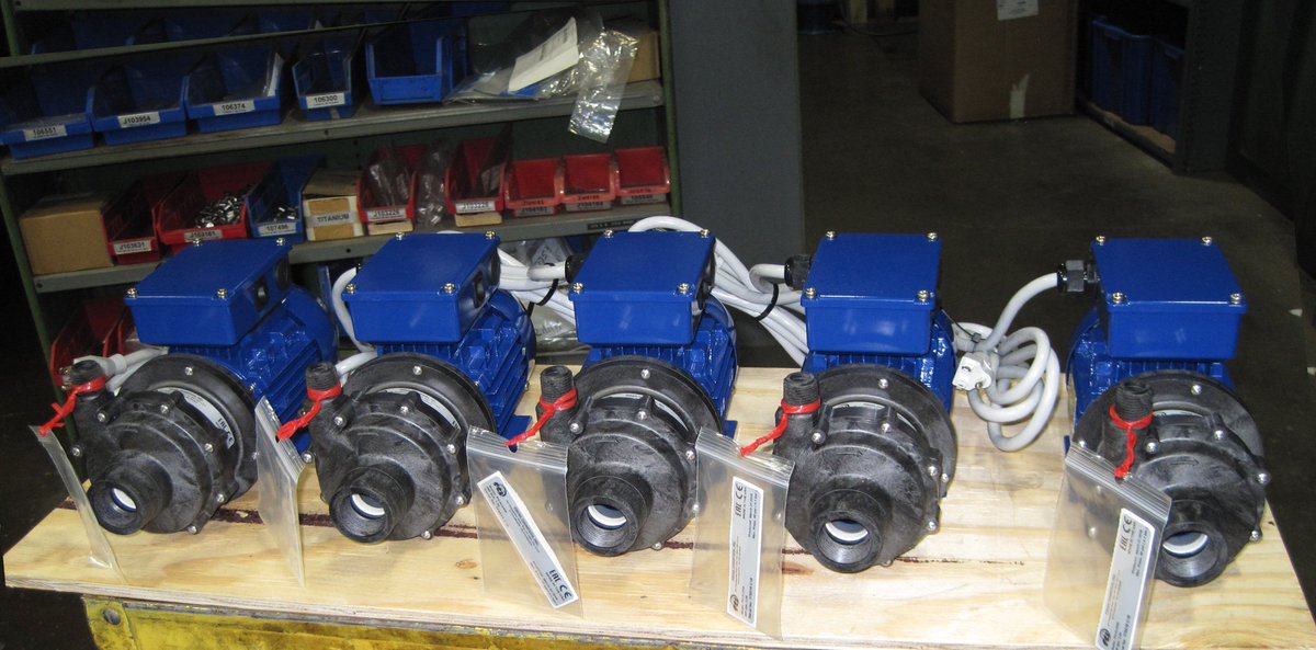 FinishThompson's tweet photo. CUSTOM PUMP ALERT! Finish Thompson mag-drive DB5 with PVDF construction and custom motor will be integrated into original equipment and used in a specialty water application.
Finish Thompson has the custom pumping solutions for your custom needs! #FTImagdrive #custompump https://t.co/XLLezlxIFH