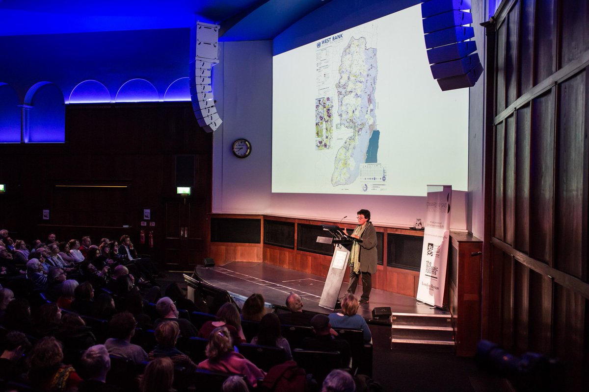 MosaicRooms's tweet photo. Our thanks to Amira Hass for her #SaidLondonLect yesterday and her analysis of Israeli strategies of Palestinian population expulsion, passionately presented in excoriating detail 

A film of the lecture will be available online https://t.co/5iA8qVk5C3