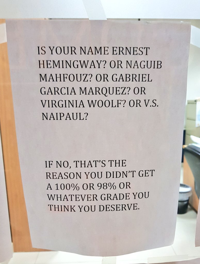 thisisaby's tweet image. Breaking from my #STEP2018 stream to bring you this amazing, fantastic note I saw stuck on the door to the office of Yasmine Bahrani, Assistant Professor of Communication and Information Studies, @AUDubai. 

I am so in awe of this lady I can't even. 

#slowclap #bowdown 🖖🏾