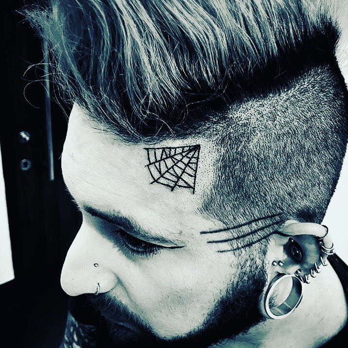 Metal Morphosis On Twitter Spiderweb Tattoo By Salvo