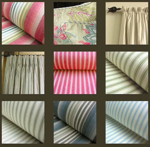 HouseDirectory's tweet photo. Perennial style, there’s a great selection of #ticking #fabrics @Tinsmiths1 https://t.co/ruDkfq9med