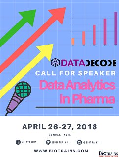 Biotrains's tweet image. #DATADECODE #BIOTRAINS
Send your abstract on info@biotrains.com or fill this form for speaker opportunity.. ow.ly/vyHx30jccFB
Call us on +91 7400087401
For more details click on the link... ow.ly/VZyP30jccJn