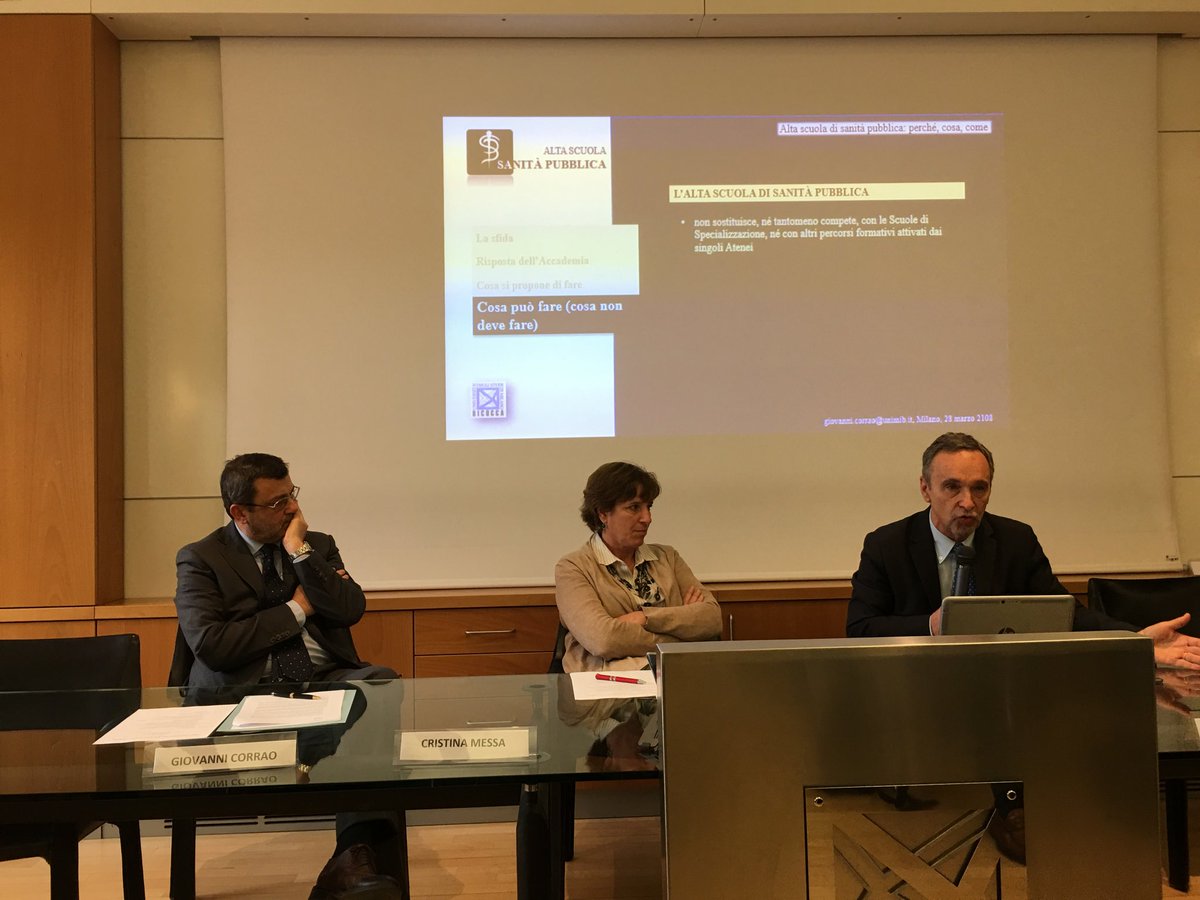 RSiliquini's tweet photo. 23 Università istituiscono l’Alta Scuola di Sanità Pubblica #igieneTorino https://t.co/6AI17I57RC