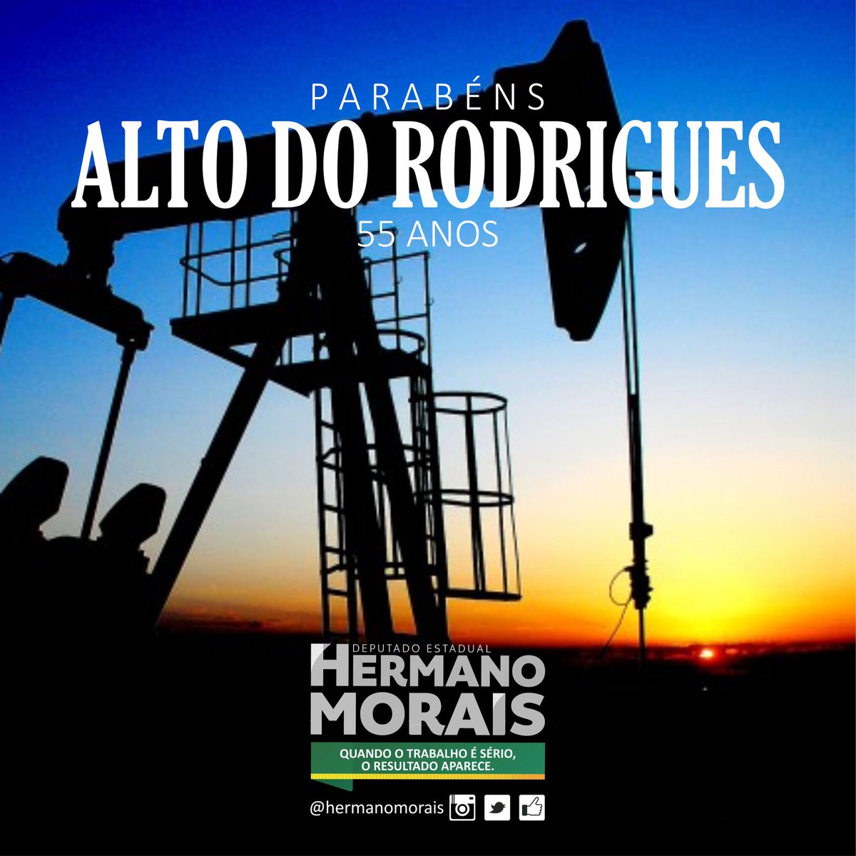 HermanoMorais's tweet photo. Amanhecer abraçando os amigos queridos de Alto do Rodrigues. #55anos #emancipaçãopolítica #altodorodrigues #altodorodriguesrn #rn #deputadohermanomorais #hermanomorais #bomdia 👏🏻👏🏻👏🏻👏🏻👏🏻 https://t.co/wC0e7PAVjr