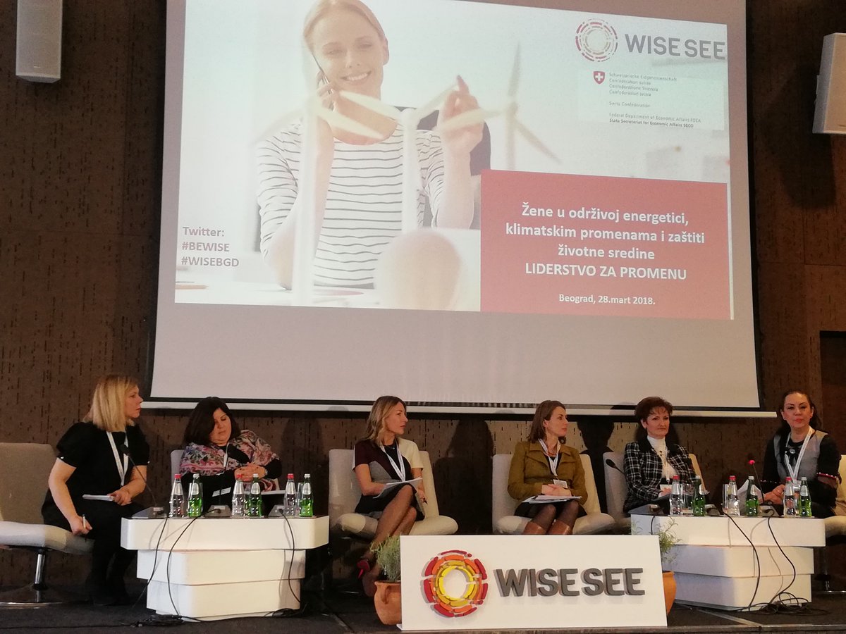 RecikleriSrbije's tweet photo. "180 zena od ukupno 262 zaposlena u @MinistarstvoZZS " - Biljana Filipovic, pomocnica ministra na skupu @WISESerbia #wisebgd #bewise https://t.co/M9z2v6qbFp