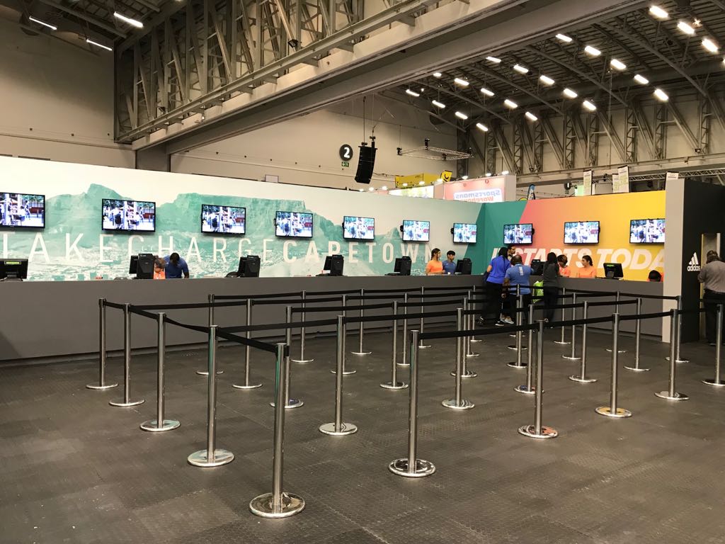StudioKirmack's tweet photo. adidas Two Oceans Expo 2018. 
Another successful branding and design for Team Kirmack. Go have a look at the CTICC today. https://t.co/bD8obk5KWU