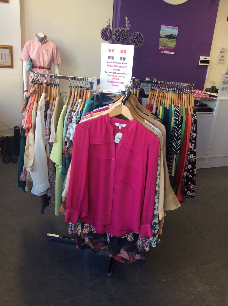 Happy Wednesday beautiful people. Our Oasis Shop offer for this week is on our ladies tops, blouses and shirts. Buy one get one half price! 👛👚👕👠💦☔️