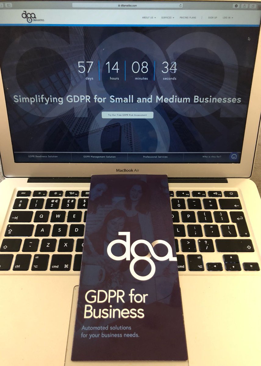 Its a wet day here in #London but with only 57 Days to go, you can't let a little rain stop your #GDPR Preparations. Head over to our website and get started! #GDPRMadeEasy #d8amatiks