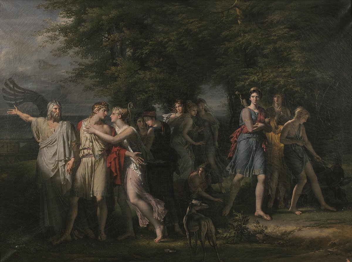interencheres's tweet photo. "Le départ de Télémaque" un tableau clé dans l'œuvre de Charles #Meynier, a été adjugé 2,2 millions d’euros le 27 mars à @ivoire_nantes !
➡ Retour sur ce record mondial : https://t.co/pT52BOQkxO https://t.co/07AffXF0uI