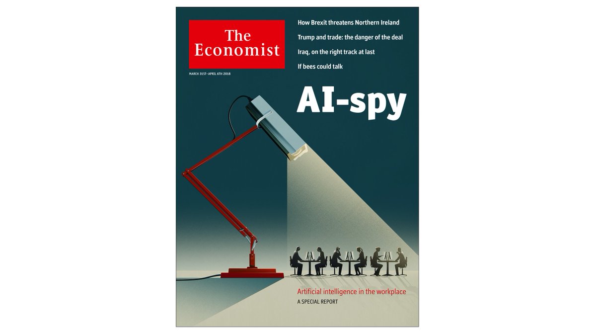 TheEconomist's tweet image. With artificial intelligence set to revolutionise business, the workplace could become fairer—or more oppressive. Our cover this week