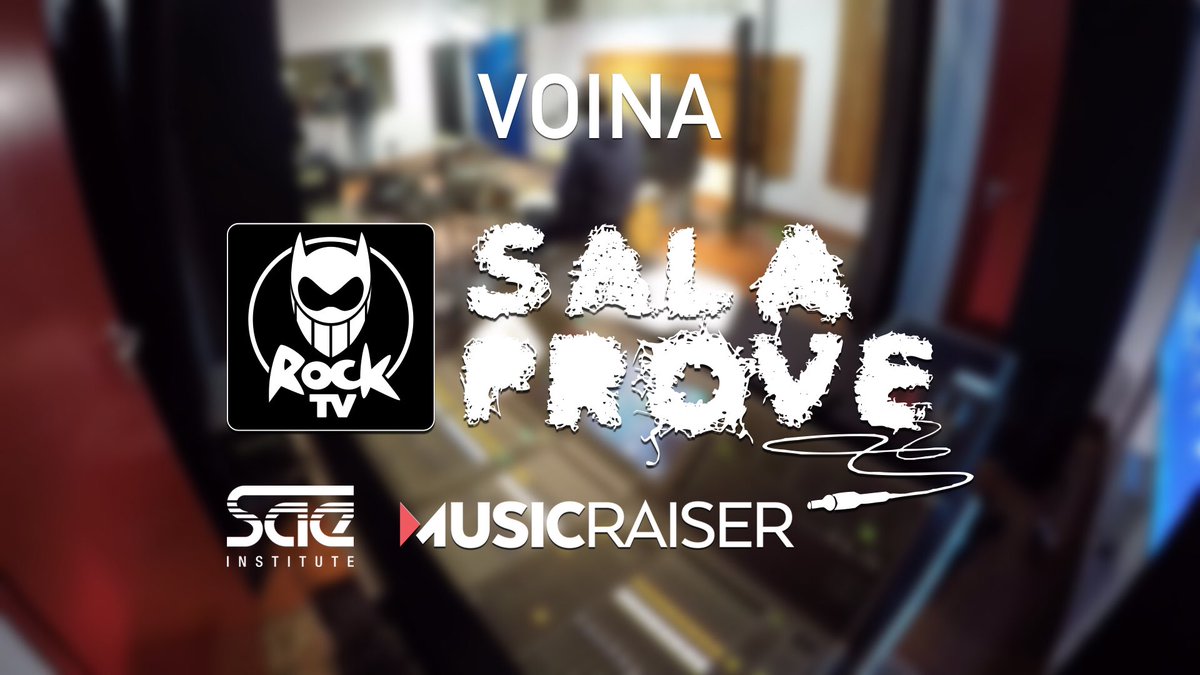 #RTVSALAPROVE 🎸 #VOINA 🤘🏻 OGGI ALLE 14 SU #ROCKTV 📲  LIVE SU YOUTUBE FACEBOOK E TWITTER