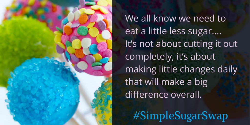 What’s your top #simplesugarswap? One or two easy changes families can make to lower their sugar intake. Share by commenting below.... #simplesugarswap