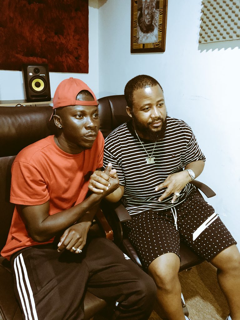 stonebwoy's tweet photo. Amazing Brother.. 
Great Session Last night  
🇬🇭/ 🇿🇦 @CassperNyovest !! https://t.co/1s7QxzpJGj