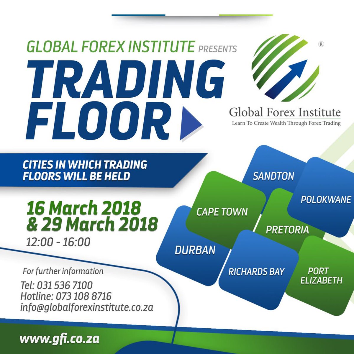GfiForex's tweet photo. Get ready for more Testimonials as we host another one of our Trading Floors; open to our clients.
Let’s walk away with profits! 💰📊👨🏽‍💻

For more information: 

https://t.co/ZWxrZRcYro
Tel: 031 536 7100
Hotline: 073 108 8716
info@globalforexinstitute.co.za https://t.co/cLQxT6JUfG