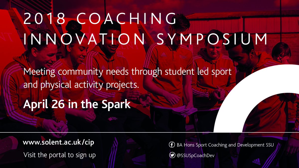 CoachDevsolent's tweet photo. Don't forget your FREE ticket to this years Symposium on the 26th April 2018!!

SIGN UP HERE! https://t.co/jHmALM8oy4 https://t.co/YcaNtEXiBr