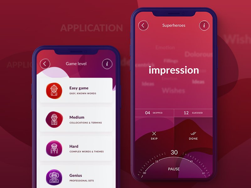 SteelKiwiDev's tweet photo. Here is our #dribbble shot for #Alias ๐ฒ
The word game is soon to come: https://t.co/xiMmatne8N
#steelkiwi #design #designthinking #aliasgame #boardgamegeeks #boardgames #MobileGaming #dribbbleshot #mobilegames https://t.co/kZ9IYMxYFg