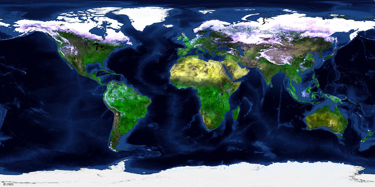 ESA_EarthOnline's tweet photo. This week's image takes us back to the very first global, 10-daily synthesis (S10) of 1-10 April 1998.
With #SPOT5-VGT2 (since 2003) and #ProbaV (since May 2013), the time series of vegetation data is continuing.
Read more: https://t.co/hmwa2gSbaW https://t.co/WzScwrcJ6t