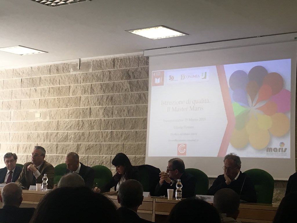 TorvergataGCS's tweet photo. Rendicontazione. Innovazione. Sostenibilità.  Dopo  @MasterMIMAP e @MasterMEMIS parte anche  Master Maris che inaugura oggi la sua prima edizione. Sempre più ampia l’istruzione di qualità di GCS. https://t.co/DjggwuGclv