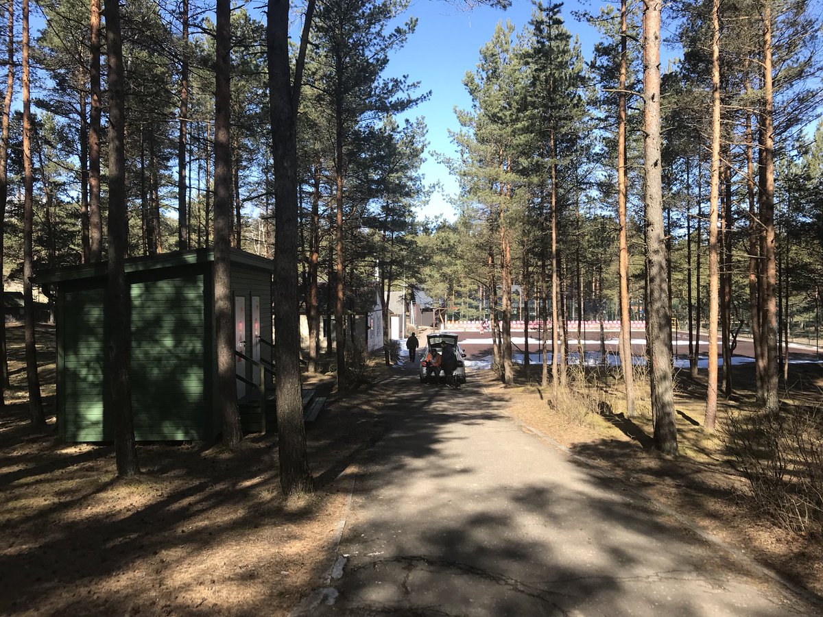 RealValue2020's tweet photo. On the move again - filming @RTU_LV Kempings Ronīši holiday cottages this morning for customer testimonial video >>> the site manager particularly rates the ability to control heat remotely &amp; maintain a constant temperature in his properties! #smartelectricthermalstorage #h2020 https://t.co/YWaihSu2XM