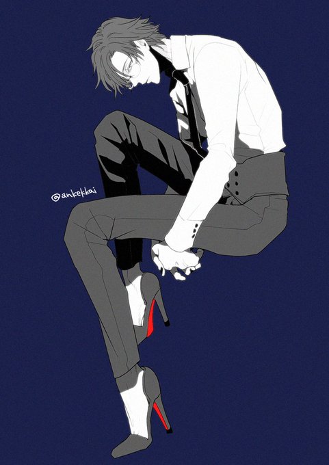 ハイヒール男子のtwitterイラスト検索結果 古い順