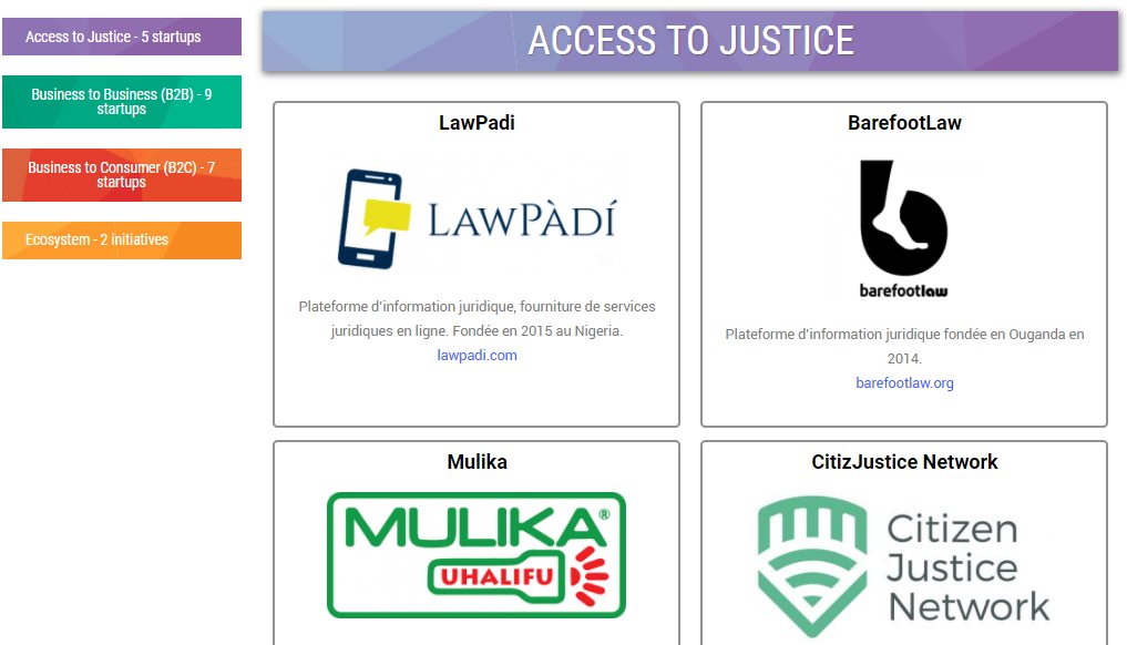 retrouvez la liste des #legal #startups en #Afrique qui vient d'être publiée sur notre site internet : legaltechafrica.co/startups/ #legaltech #droit #avocats #blockchain