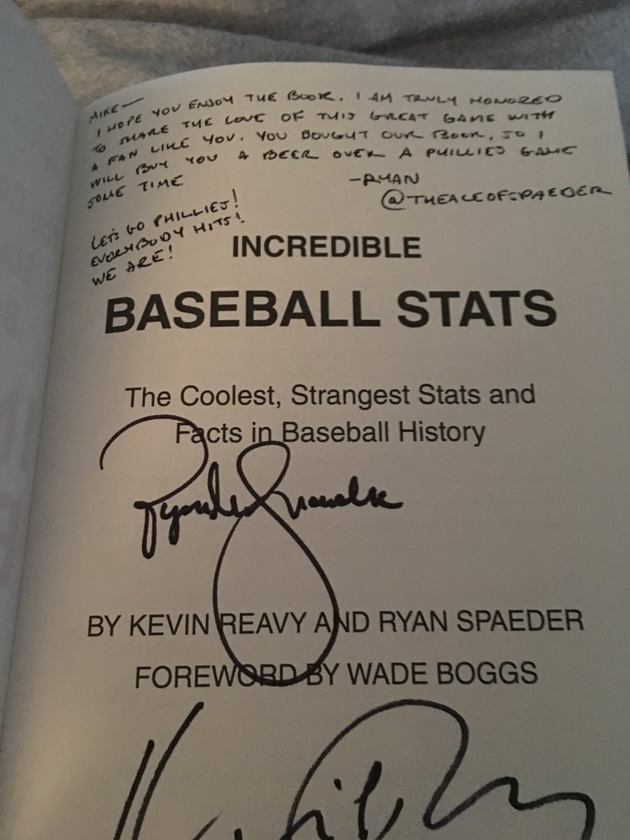 m_mclaug23's tweet photo. Added this awesome book to my collection. Thanks to @theaceofspaeder and @76pack for the personalization! I have a feeling I’ll be reading this book multiple times! #supportyourlocalauthors https://t.co/c6qa2SCc2i