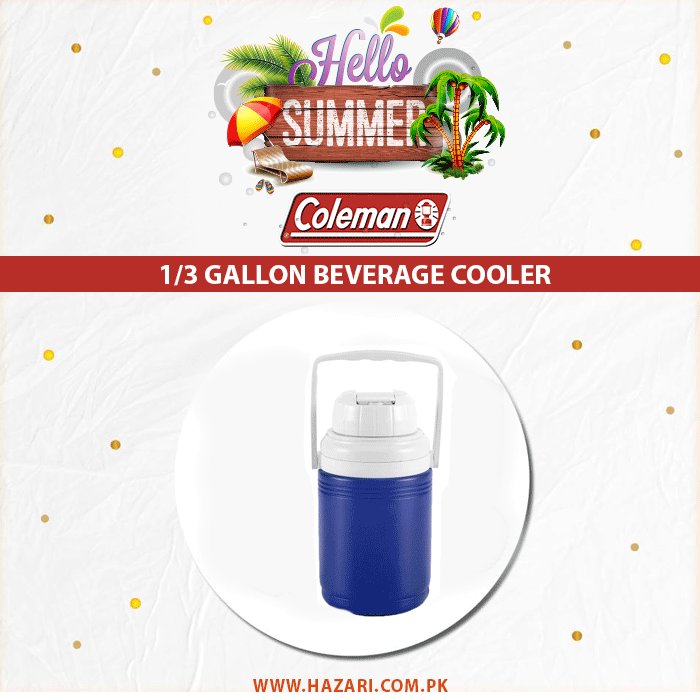mukhazari's tweet photo. Weather Is Hot Keep enough ice-cold water to stay cool and hydrated on sweltering days with a Coleman® 1/3 Gallon Beverage Cooler.The bail handle makes carrying easy,
Rs:700/-
Shop Online: https://t.co/8wz7UQdqpz
#Coleman #Hot #Weather #Iceboxes #Cooler #Water https://t.co/c2kGaVjdlb