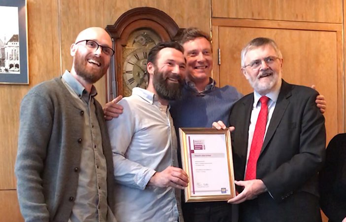_ajandb_'s tweet photo. We're delighted to share that we have won a Lewisham Business Award! Aldworth James &amp; Bond is a 2018 London Living Wage winner. 
AND — we have a new and improved website, check it out:
https://t.co/5tjIta3tSp https://t.co/yz1LcFGLVZ