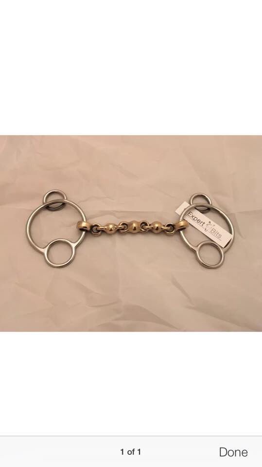 Expert Bits

Universal Waterford

The experts bits Waterford is a multi linked bit and so follows the confirmation of the mouth not putting and point pressures in the mouth,

Don't forget use code spring2018 to get a further 10% off until 31/3/18

bitsnbridles.co.uk/collections/ex…