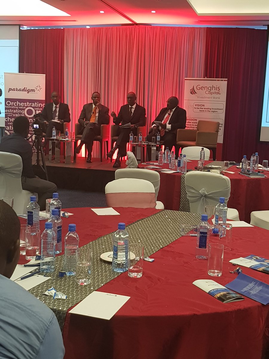 nhckenya's tweet photo. Panel discussions at the 2nd Annual Real Estates investors Forum.
From Left:
Austin Ogada- Director-Paradigm projects
Dan Awendo- MD- Home Afrika
Andrew Saisi -MD -National Housing Corporation
Geofrey Gangla -CEO -Genghis Capital
#paradigmway
#nhc
@genghiscapital^CK https://t.co/ILUZQ0CCn0