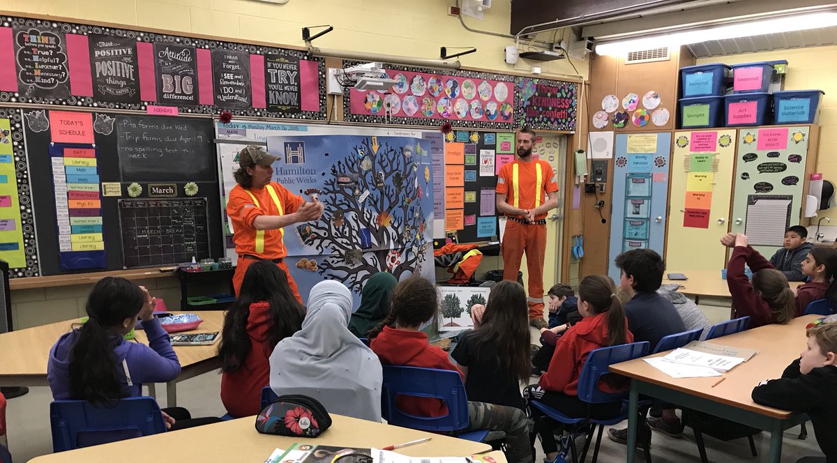 MarleeFerguson's tweet photo. Thanks @cityofhamilton arborists for coming in and teaching us about trees, sustainability and municipal responsibilities #treeshamilton @LisgarHWDSB @HWDSB https://t.co/9nZOhJsmK5