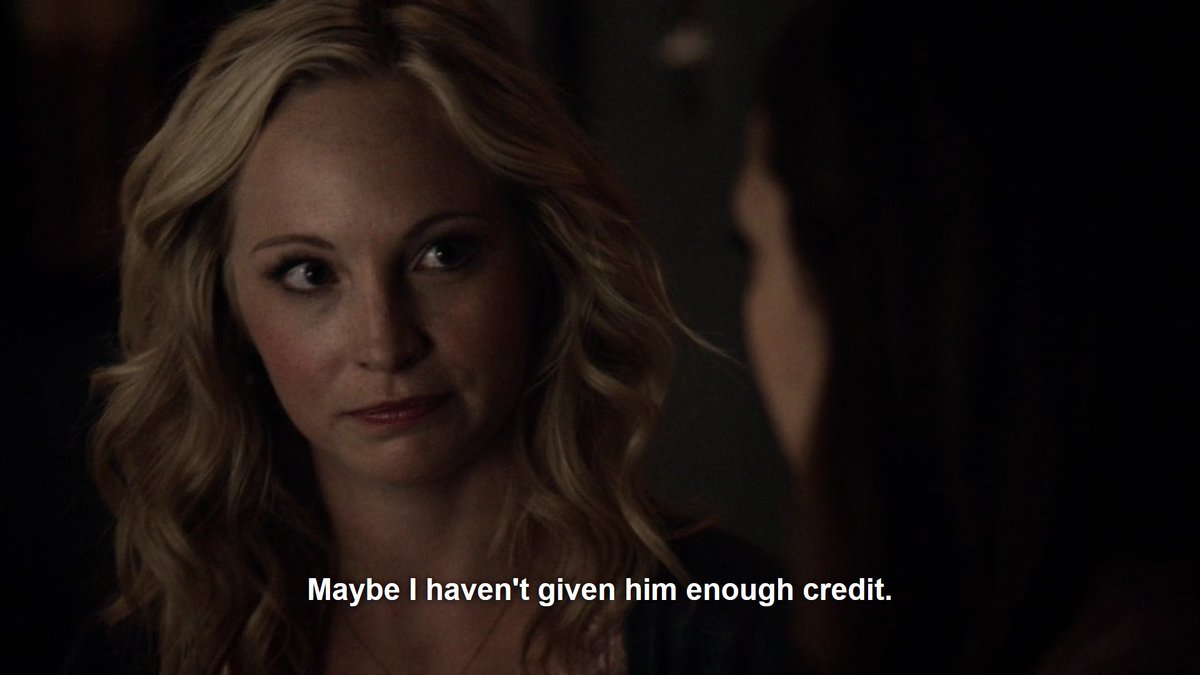 yall know the reason caroline brought this is up is bc she saw the difference between damon and stefan. Stefan didn't stick by her through good times and bad times, he just ran away when things got hard, she saw how damon had always been there for elena and was lowkey jelaous.