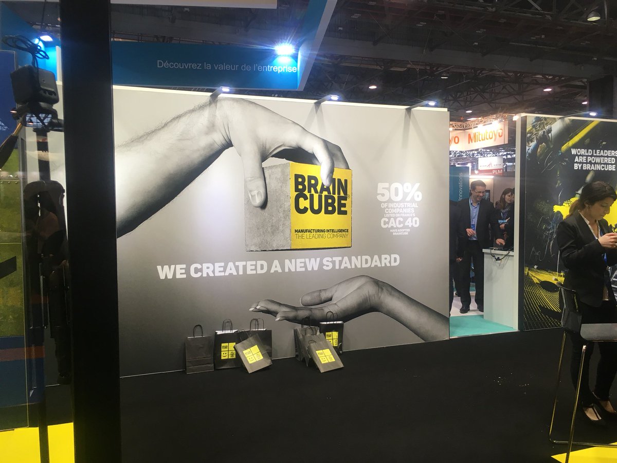 Salon_GI's tweet photo. Retrouvez @braincubeFR, solution de transformation numérique industrielle, à l’emplacement 3J48 au Hall 3 !
#GiParis #BrainCube @LaFrenchFab https://t.co/Wj6cgNuP48