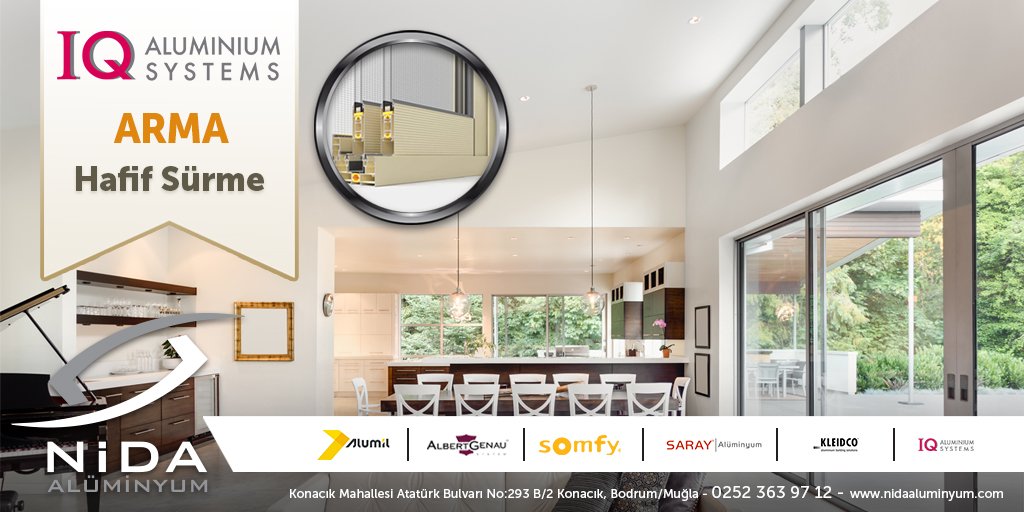 NİDA ALÜMİNYUM
📞0252 363 97 12
nidaaluminyum.com