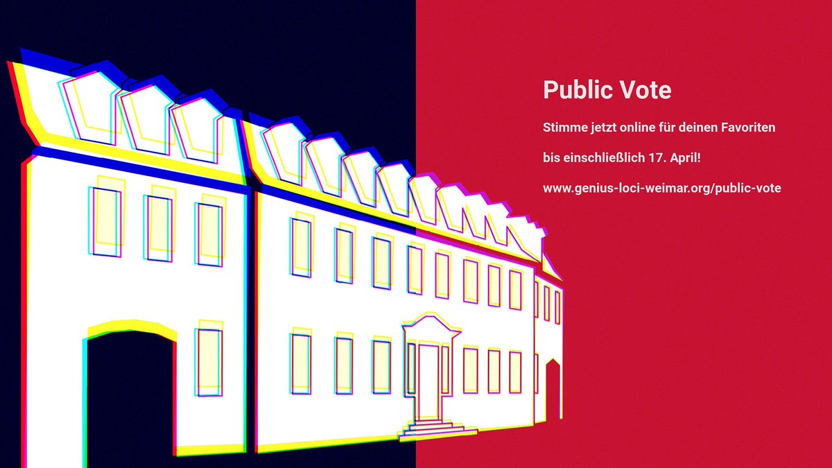 Genius_Loci_We's tweet photo. Vote now! Public vote für #glw2018 Wettbewerb. Bis einschließlich 17 April kannst du deine Favoriten wählen. Online unter  https://t.co/GcFeD0aMDG https://t.co/e8PIZTiVgU