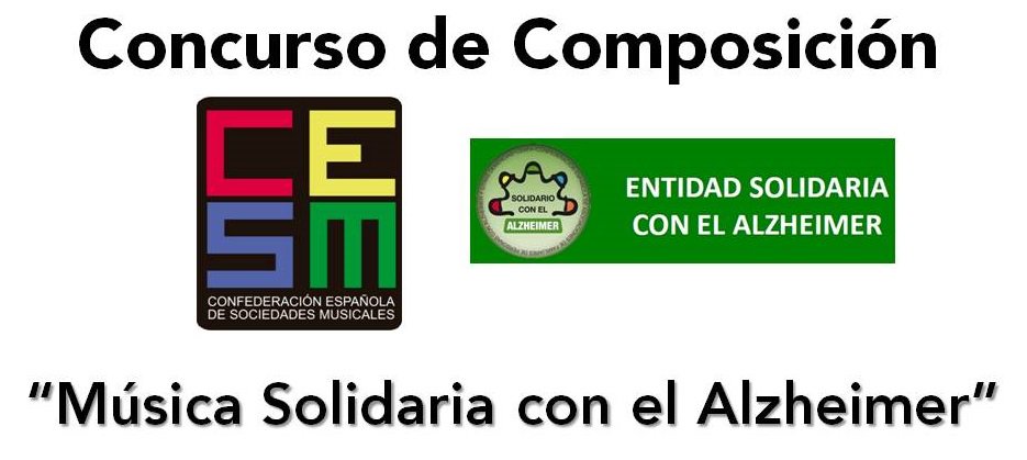 CESociedadesM's tweet photo. La Confederación Española de Sociedades Musicales Convoca el Concurso de Composición “Música Solidaria con el Alzheimer” https://t.co/xKNAi76aMA

#CoEsSM @25CoEsSM @CESociedadesM @INAEM_Cultura @AlzheimerCeafa https://t.co/25Dc5QWpRV