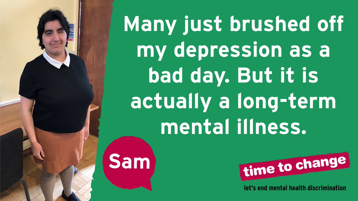 "I laugh more than most people I know. But that doesn't invalidate my depression." Sam talks about some of the misconceptions around mental illness: bit.ly/2IaoyAY