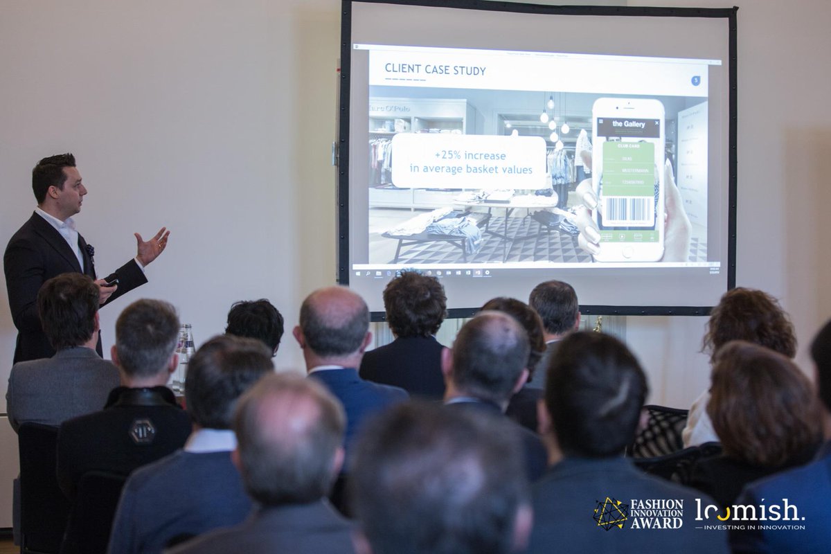 beaconsmind's tweet photo. This was the #Loomish Retail Fashion Innovation Award & Day! Many thanks for the great speeches, location and retail C-Levels! (Foto credits: https://t.co/oBYKwBcVA9) #beaconsmind #locationbasedservices #luganofashionvalley #techvalleylugano https://t.co/f3kOP6HL3b
