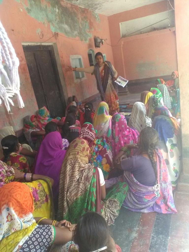 RGMVP's tweet photo. #SHG women @RGMVP conduct #MaternalNutrition Campaign at hamlet level in 120 blocks in Uttar Pradesh #UPCMP-II @BMGFIndia #WomenInHealth https://t.co/QPjo2Ws3L6