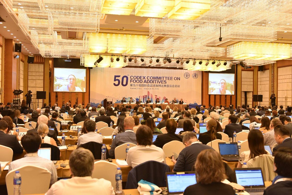 FAOWHOCodex's tweet photo. 📸 | #GALLERY | Pictures from the 50th Session of the #Codex Committee on Food Additives #CCFA50 https://t.co/yml6fCpm9i