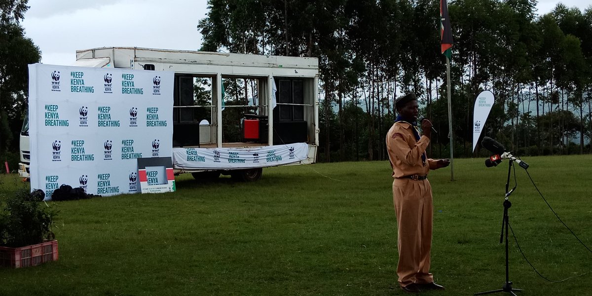 WWF_Kenya's tweet photo. Scouts are always prepared! We are ready, available and willing to #BringBackOurGreen and #KeepKenyaBreathing ~ Scouts Commissioner, Bomet County https://t.co/htnWDMWHTw